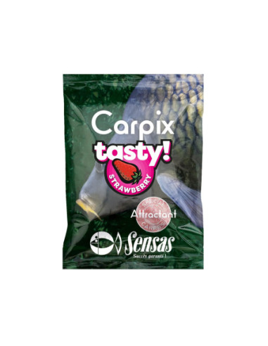 Aditiv Pudra Sensas Carp Tasty, Strawberry, 300g