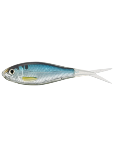 Shad Live Target Skip Shad Soft Jerkbait, Silver/Blue, 11cm, 4buc/plic