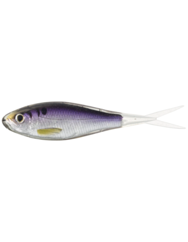 Shad Live Target Skip Shad Soft Jerkbait, Silver/Purple, 11cm, 4buc/plic