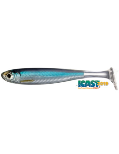 LIVETARGET Slow-Roll Shiner Paddle Tail Swimbait 