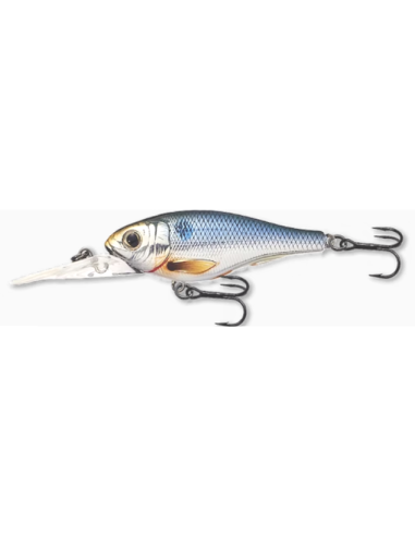 Vobler Liver Target Threadfin Crankbait, 201 Silver / Blue, 7.5cm, 14g