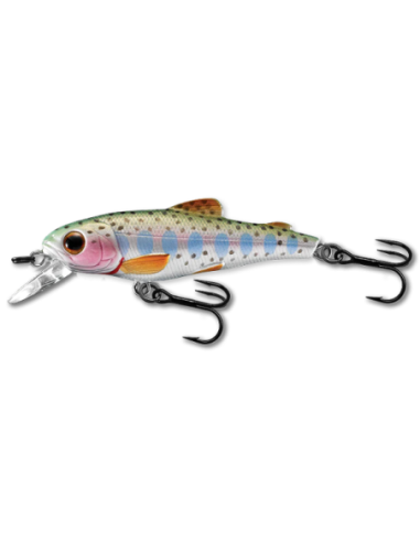 Vobler Live Target Trout Jerkbait, Rainbow Trout, 5cm, 3g