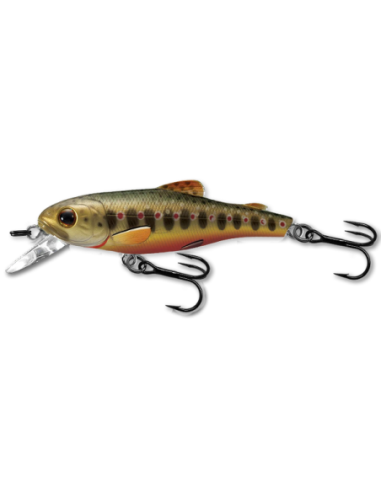 Vobler Live Target Trout Jerkbait, Brook Trout, 7cm, 9g