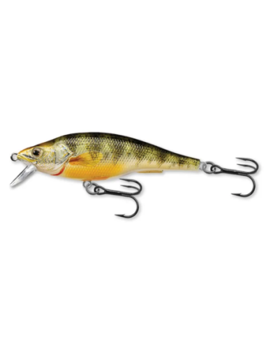 Vobler Live Target Yellow Perch Jerkbait, Shallow, Metallic/Gloss, 11.5cm, 35g