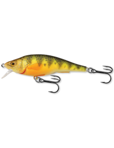 Vobler Live Target Yellow Perch Jerkbait, Shallow, Florescent/Matte, 7.3cm, 11g