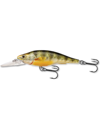 Vobler Live Target Yellow Perch Jerkbait, Medium, Metallic/Gloss, 7.3cm, 11g