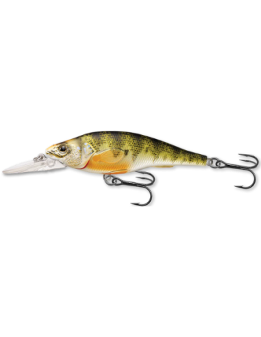 Vobler Live Target Yellow Perch Jerkbait, Medium, Natural/Matte, 9.8cm, 16g