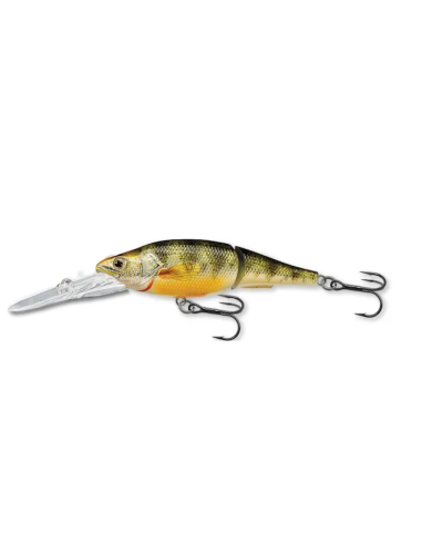 Vobler Live Target Yellow Perch Jointed D, Natural/Matte, 7.3cm, 11g