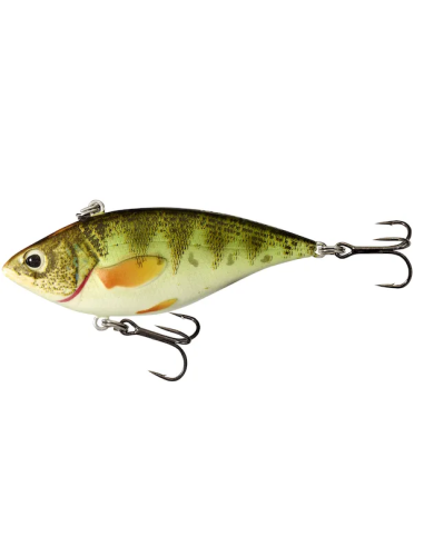 Vobler Live Target Yellow Perch Rattler, 222 Glow UV, 5cm, 7g