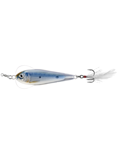 Lingurita Oscilanta Live Target Flutter Sardine, Silver/Pearl, 5.5cm, 14g