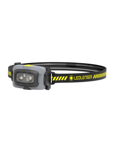 Lanterna de Cap Led Lenser HF4R Work, 500 Lumeni + Cablu USB