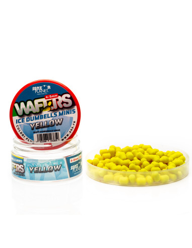 Wafters Senzor Planet Ice Dumbells Minis, Yellow, 4-5mm, 15g