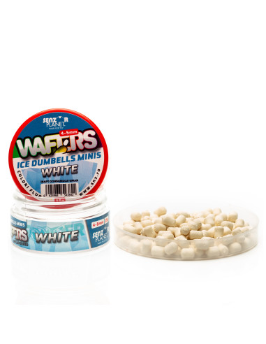 Wafters Senzor Planet Ice Dumbells Minis, White, 4-5mm, 15g