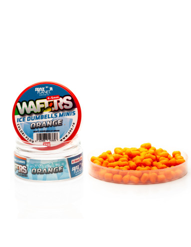 Wafters Senzor Planet Ice Dumbells Minis, Orange, 4-5mm, 15g