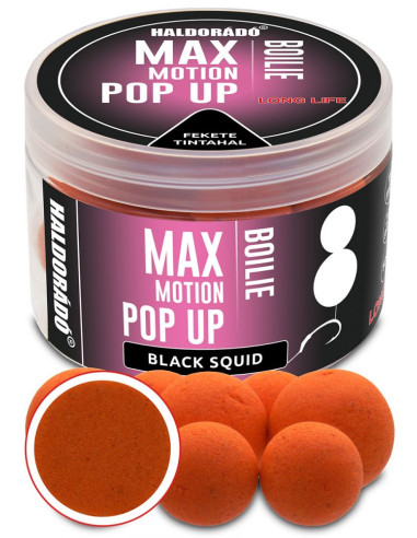 Pop Up Haldorado Max Motion Boilie Pop Up, Black Squid, 16-20mm, 50g