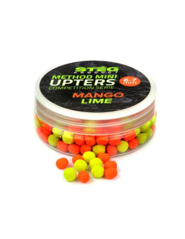 Wafters Method Mini Upters Steg Competition, Mango-Lime, 6-7mm, 25g