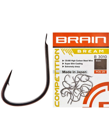 Carlige Brain Bream B3010 Hooks, 20buc/plic