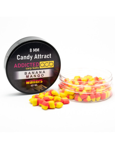 Wafters Addicted Carp Baits Candy Attract, Banana / Mango, 8mm, 40ml