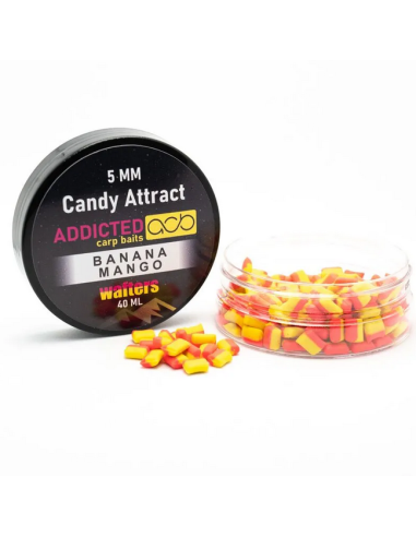 Wafters Addicted Carp Baits Candy Attract, Banana & Mango, 5mm, 40ml