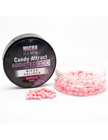 Wafters Addicted Carp Baits Candy Attract Micro, Miere / Palinca, 3.5mm, 40ml