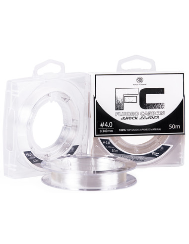 Fir Fluorocarbon RTB FC FluoroCarbon Shockleader, Clear, 50m