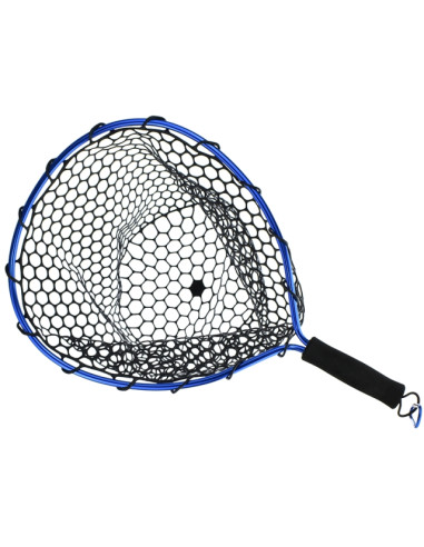 Minciog RTB Rubber Landing Net Black and Blue, 30x35cm