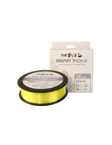 Fir Monofilament The One Carp Long Cast, Fluo Yellow Line, 1200m