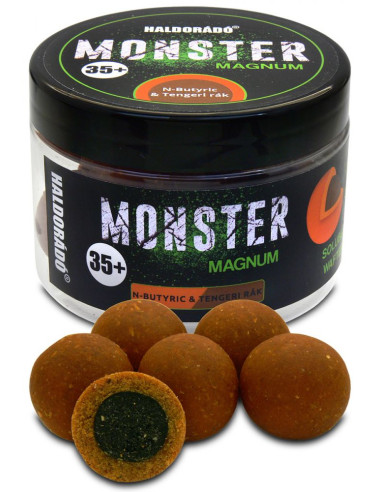 Boilies De Carlig Haldorado Monster Magnum, N-Butyric & Crab, 35+ mm, 200g