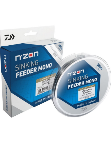 Fir Monofilament Daiwa N'Zon Sinking Feeder Mono, 300m