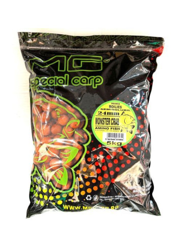 Boilies MG Special Carp Total Semisolubil, Monster Crab, 24mm, 5kg