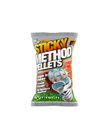 Pelete Bait-Tech Sticky Method Pellets (Micro) Green, 700gr