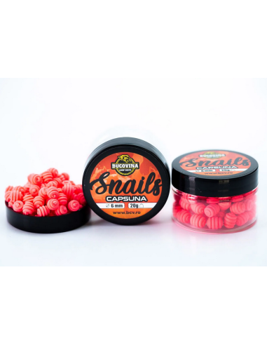 Wafters Bucovina Baits Snails Wafters, Capsuna, 20g