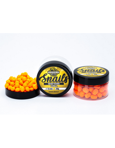 Wafters Bucovina Baits Snails Wafters, Krill, 20g