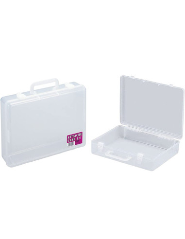 Cutie Meiho Attache Case A4 Clear, 33x26x8.5cm