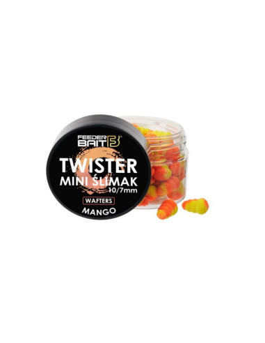 Wafters Feeder Bait Mini Wafters Twister, Mango, 7-10mm, 25ml