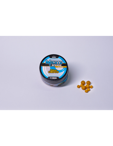 Wafters Micutu Fishing Sinkers, Yellow Choco, 4-8mm, 30ml