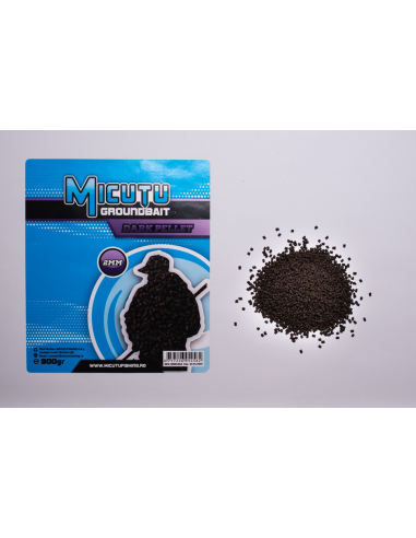 Pelete Micutu Fishing, Dark Pellet, 2mm, 900g