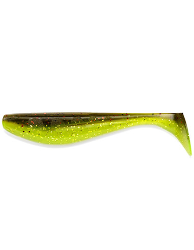 Shad FishUp Wizzle Shad, Green Pumpkin Flo Chartreuse, 8cm, 8buc/plic