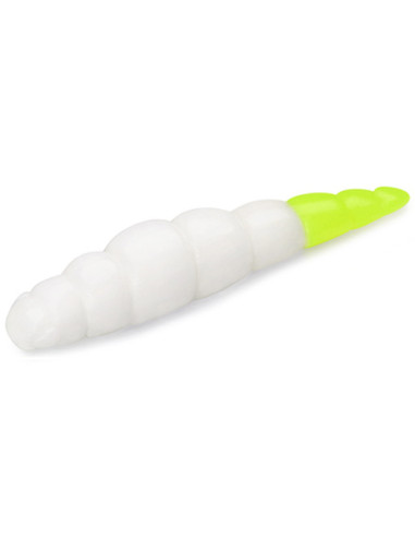 Grub FishUp Trout Series Cheese Yochu, White Hot Chartreuse, 4.3cm, 8buc/plic