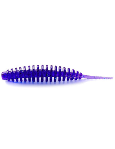 Grub FishUp Tanta, 060 Dark Violet Peacock & Silver, 5cm, 9buc/plic