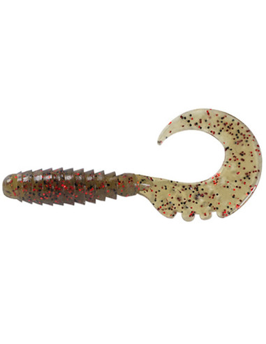 Grub FishUp Fancy Grub, Green Pumpkin Red & Black, 6.3cm, 10buc/plic