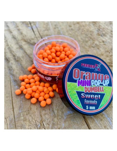 Pop-Up FeederX Orange Mini, Sweet Formula, 5mm, 10g