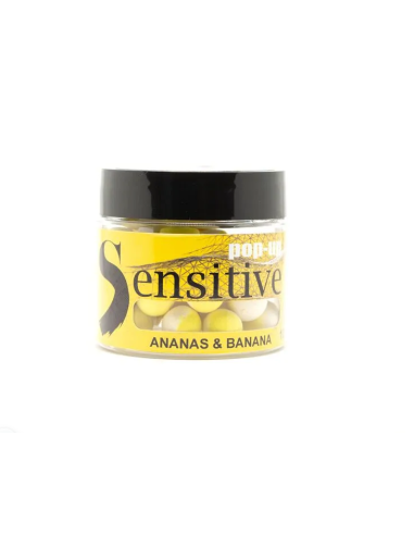 Pop-Up Addicted Carp Baits Sensitiv, Ananas & Banana, 60ml