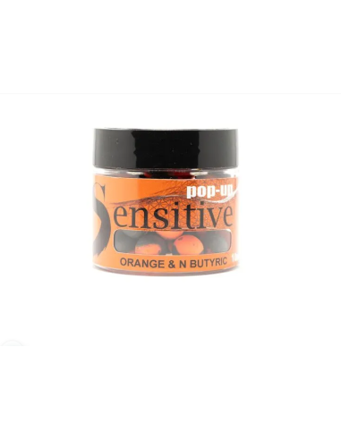 Pop-Up Addicted Carp Baits Sensitiv, Orange & N butyric, 60ml