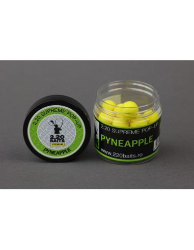 Pop-Up 2.20 Baits Supreme, Pineapple Galben, 16mm, 100ml