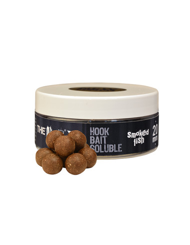 Boilies Solubil de Carlig The One Hook Bait Soluble, Black - Smoked Fish, 20mm, 150g