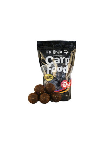 Boilies Solubil The One Carp Food Soluble Boilie, Strawberry&Mussel, 24mm, 1kg