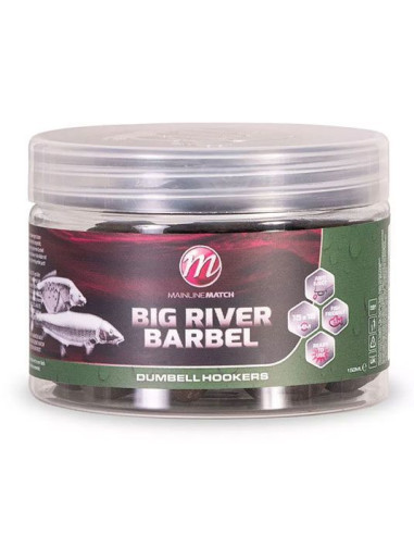 Wafters Mainline Dumbell Hookers Big River, Barbel, 12x15mm, 150ml