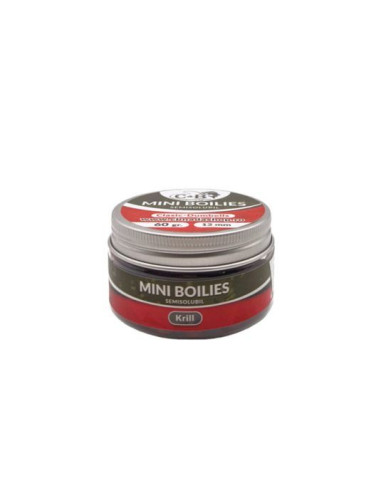 Boilies C&B Mini Semisolubil, Krill, 12mm, 60g