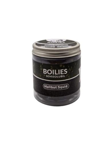 Boilies C&B Semisolubil Dumbells, Halibut Squid, 16-20mm, 150g